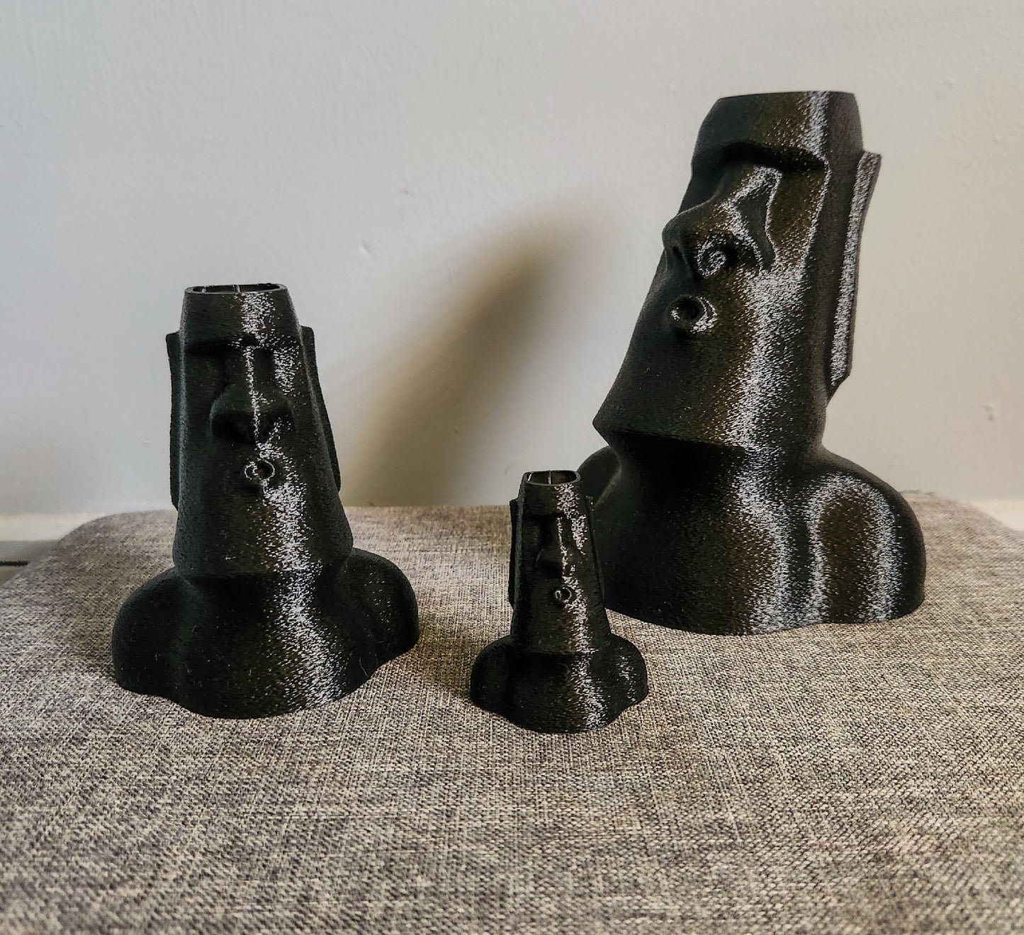 Moais Decorativos 3 unidades