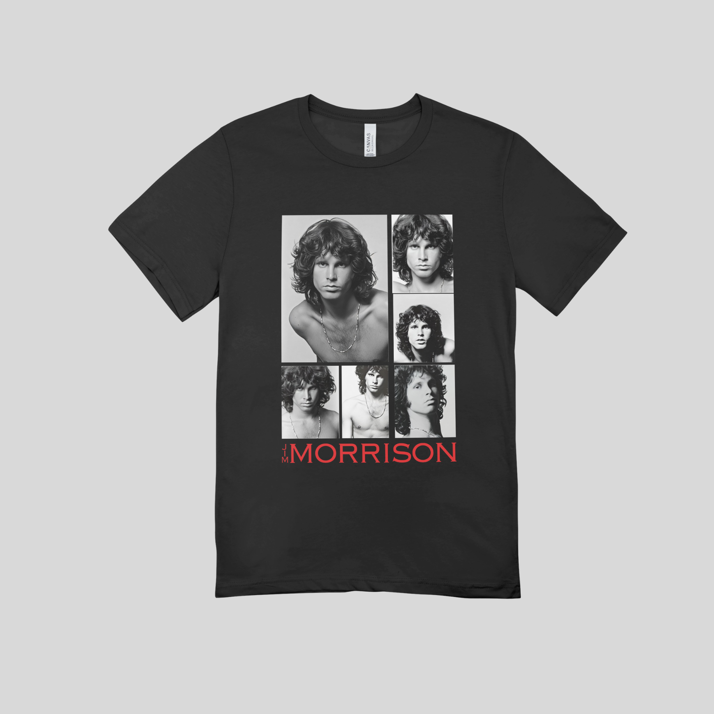 Polera Manga Corta Jim Morrison
